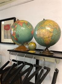 We love a good globe and ... and we collected up a bunch of lovely ones for this sale
