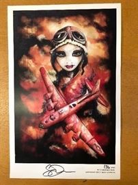 Each print represent a differt plane or tank girl.  (This B-17 is super special)