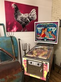 And if looking for a big toy, this is it!  A fully functioning pinball machine is just what you need to make your own loft everyone’s favorite play space.  (This is a Chicago theamed game and very fun)