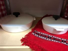 Oh, the white cast iron cookware that makes us drool!