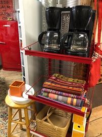 Even some nice practical appliances like this double coffee maker.  Perfect for serving decaf and regular caffiene at your next opening