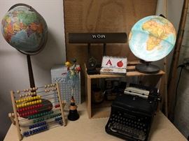 Still more globes... and one lights up for the perfect nightlight