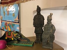 Chinese clay figures