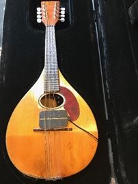 1954 Martin & Co. Mandolin wired with Barcus Barry pick-up & case.  This is a special one indeed