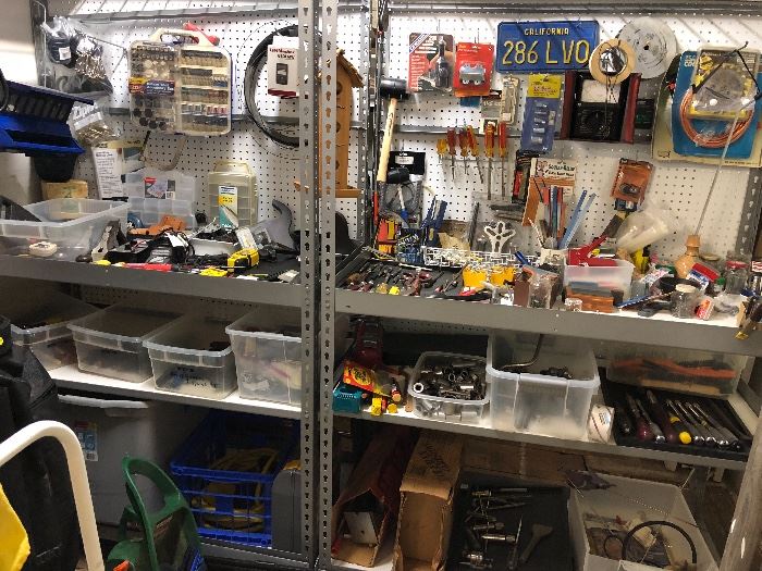 Our tool bench is crazy full at this one! 