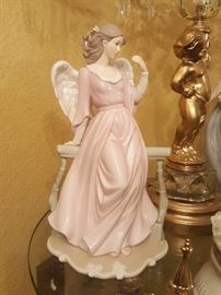 Angel Lladro like statue