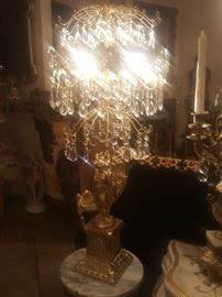 Antique Roman large chandelier lamp. I have a pair of this