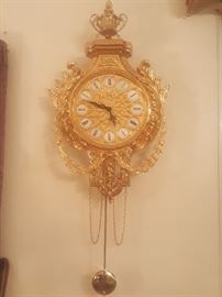 Versace inspired wall clock