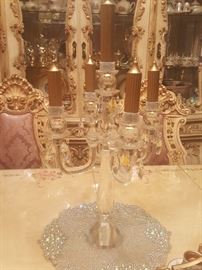 Crystal candelabra I have a pair of this