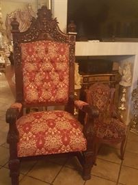 Antique Throne chair
