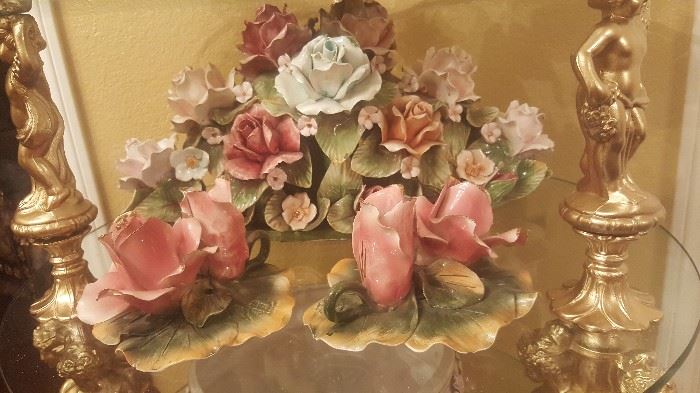 3 piece floral covered Amante ceramic