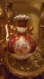 Victorian themed vase