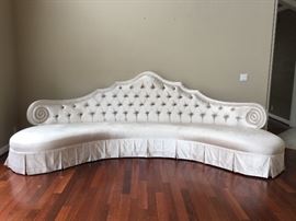 Haute House Custom one of a Kind Sofa. 140'' L x 49'' H