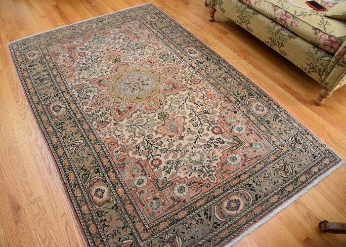 BUY IT NOW! $400 - Vintage Area Rug, Pakistan (approx. 90" x 56")