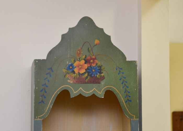 Country Style Painted Display Shelf