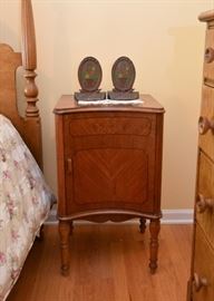 Vintage Nightstand / Commode (approx. 18" L x 17" W x 30" H)