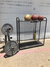 Sport rack and weight rack