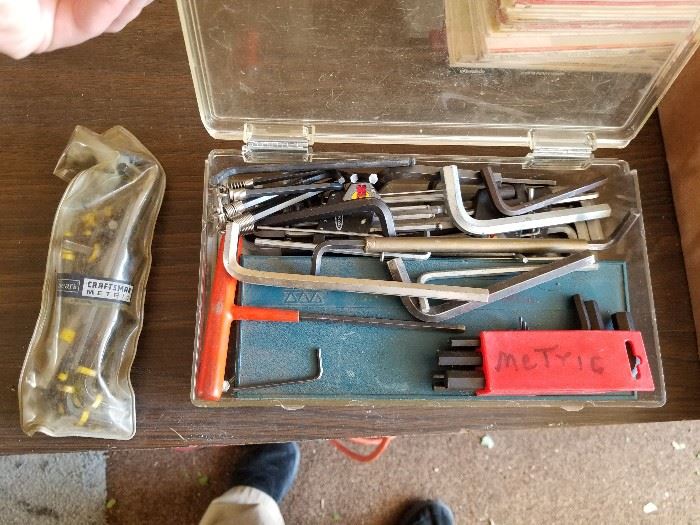 Box of Assorted Hex Key Wrenches