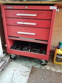 Kennedy Tool chest with various hardware