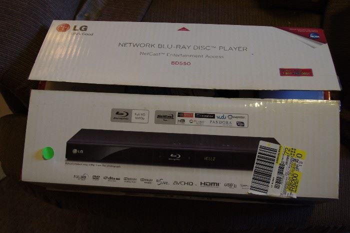 LG BD550 Blue Ray Disc DVD Player