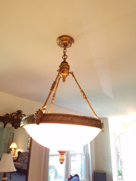 bowl chandelier $145
