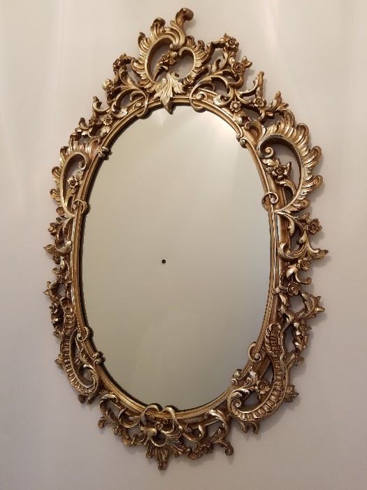 Syroco oval mirror
