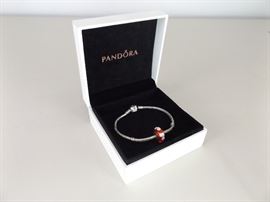 Pandora Sterling Silver Charm Bracelet
