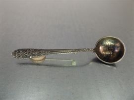 Sterling Silver Spoon Brooch signed Fine Arts
