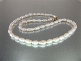 Antique Freshwater Baroque Pearl Necklace
