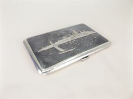 Sterling Silver Cigarette Case

