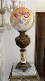 Circa 1860 oil lamp