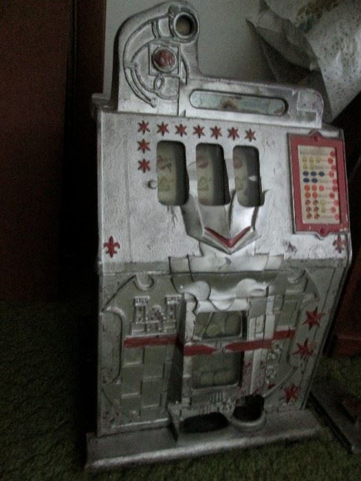 Dated 1938 Nickel Slot Machine