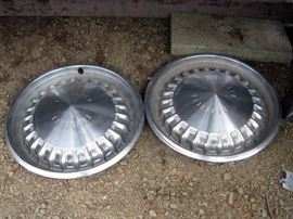 2 Chrysler  hub caps