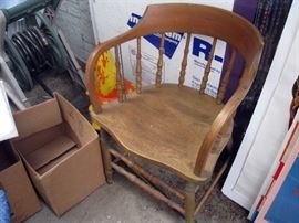 Oak Captain's Chair