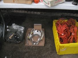 Painting Rollers, Pans, New Shower Head, Power Cord