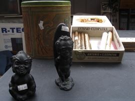 Hawaii pieces, Kitchen Counter Tins, Cigars