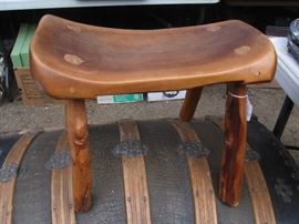 Vintage Wood Stool