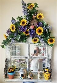 Beautiful Barnwood Shabby Chic Mirror