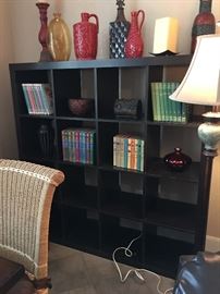 IKEA bookshelf or decor display