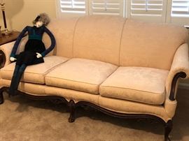 French Provencial Sofa New Upholstery