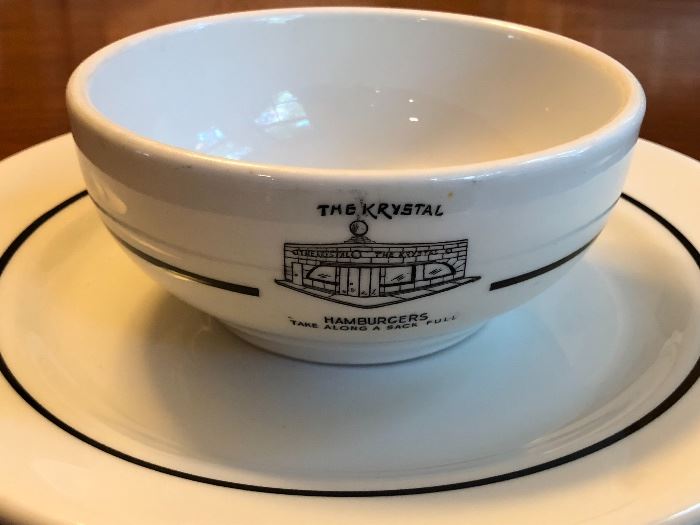 Krystal Restaurant Plates & Bowls