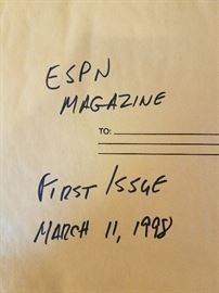 ESPN magazine first issue - sealed
