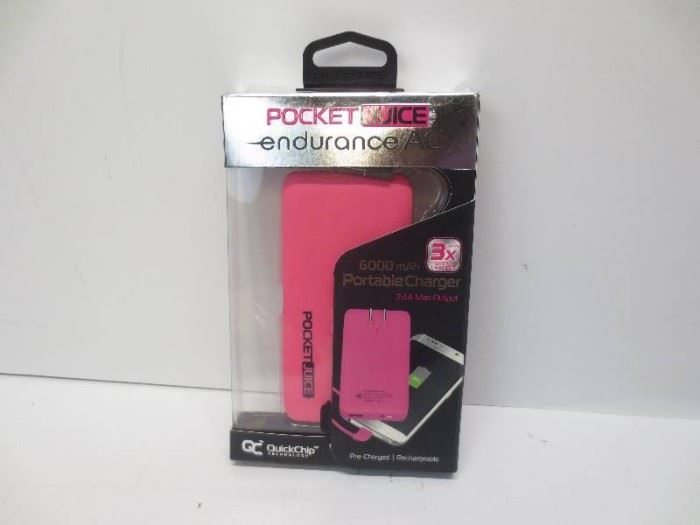 Pocket juice portable charger
