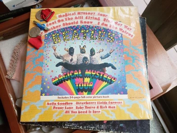 Beatles Magic Mystery Tour album and many more LPs