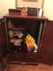 #9 dog cabinet w bone handles 26x14x41 $175.00