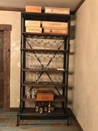 RH French Library Single Shelving and Wine Rack 94" high. 42" wide x 14" deep...$550