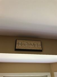 "HOME" Kitchen decor