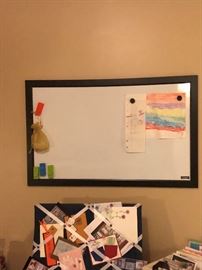 Metal dry erase board