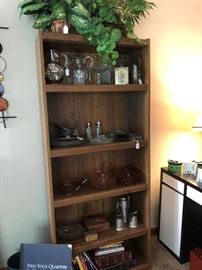 Glassware and shelf