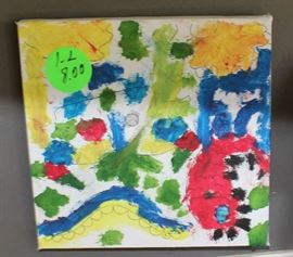 Another painting in kitchen.